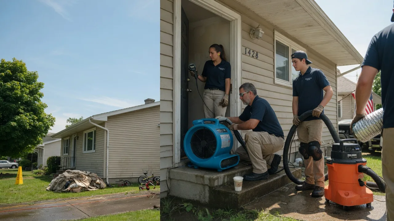 Water Damage Restoration in Sandwich, IL near me